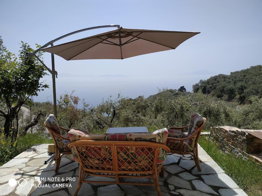 Pelion Mountain & Sea Villa - Private Studio Άνω Γατζέα Εξωτερικό φωτογραφία